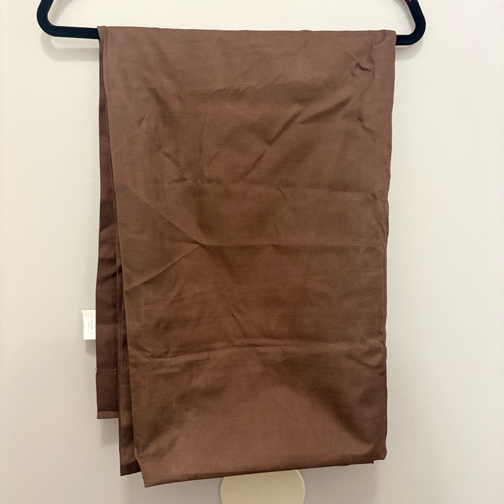 Blackout energy saving Brown Curtain Panel - Picture 2 of 6
